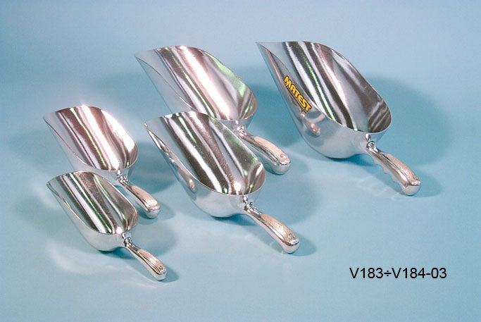 SCOOP, ROUND, ALUMINIUM  500 ML